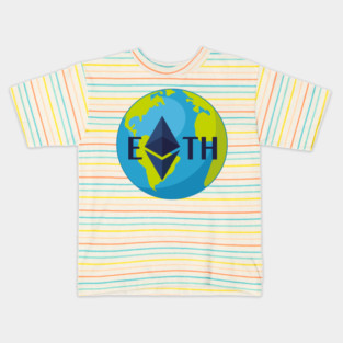Ethereum Earth Origin Kids T-Shirt