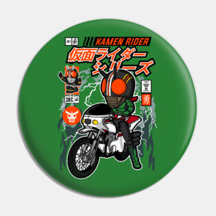 Kamen Rider Comic Cover Pin