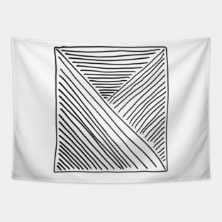 The painting of lines Tapestry
