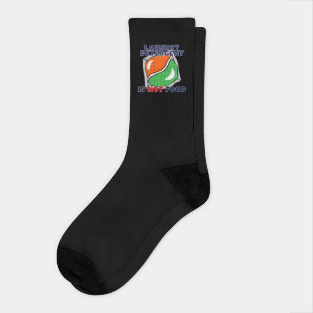 Laundry Detergent Is Not Food Socks by belownormal
