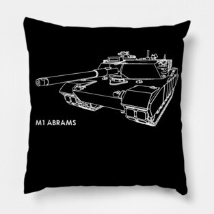 M1 Abrams Tank Pillow