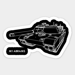 M1 Abrams Tank Sticker