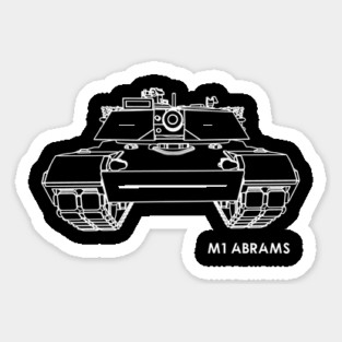 M1 Abrams Tank Sticker