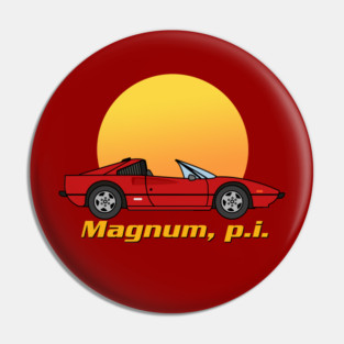 Magnum P.I. car Pin