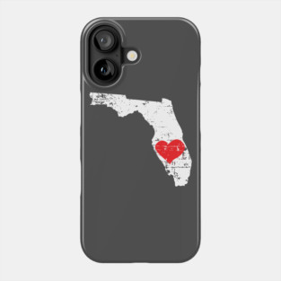 <3 Florida Love Gift T Shirt for Men Women and Kids Phone Case