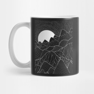 The white sun over the mountain Mug