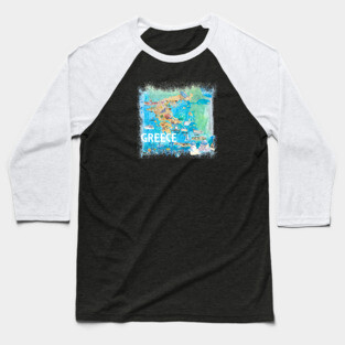 Greece Baseball T-Shirt