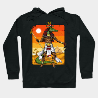 Egyptian Mythology God Sobek Hoodie