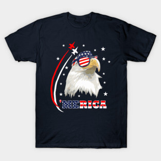 American Bald Eagle Merica Patriot T-Shirt
