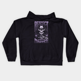 Respect The Dungeon Master - monochrome Kids Hoodie