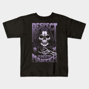 Respect The Dungeon Master - monochrome Kids T-Shirt