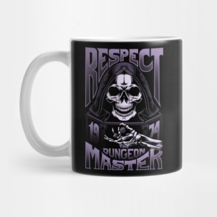 Respect The Dungeon Master - monochrome Mug
