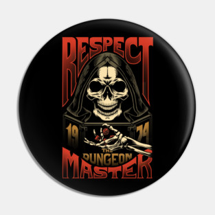 Respect The Dungeon Master - color Pin