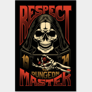 Respect The Dungeon Master - color Posters and Art