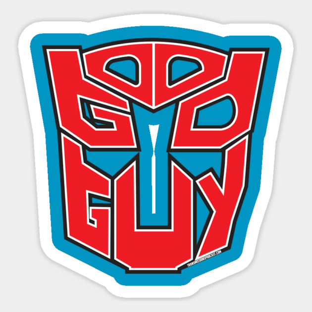 Good Guys logo Sticker by TransMissions Podcast