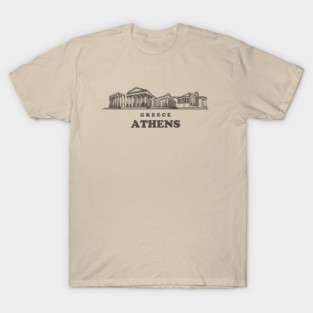 Greece Athens sketch T-Shirt