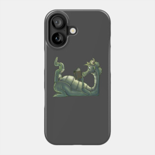 DRAGON READING Phone Case