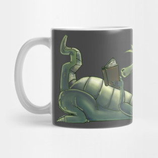 DRAGON READING Mug
