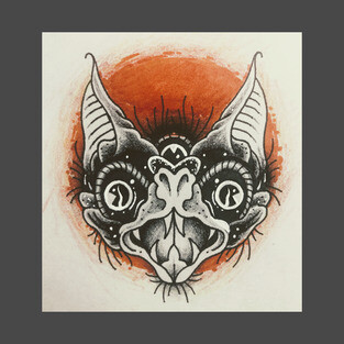Bat Face T-Shirt