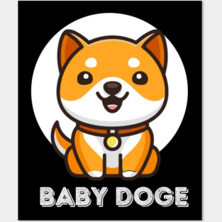 Baby Doge Crypto BabyDoge Doge Coin Posters and Art