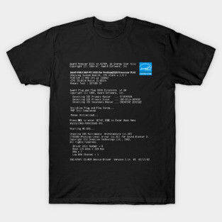 Retro Computer Boot Screen T-Shirt