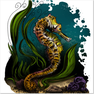 Seahorse Posters and Art