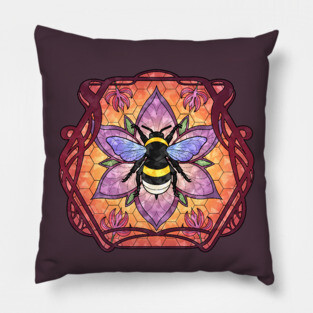 Bumble Glass Pillow