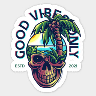 Good Vibes Only Sticker