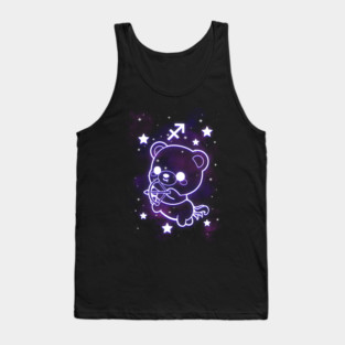 Sagittarius kawaii zodiac sign Tank Top