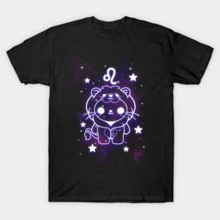 Leo kawaii zodiac sign T-Shirt