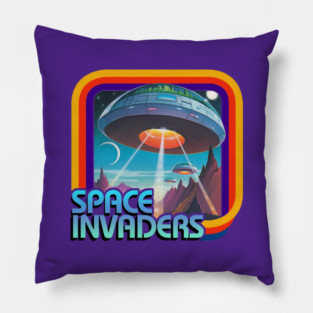 80s retro videogame Pillow