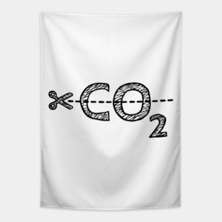 Cut CO2 Tapestry