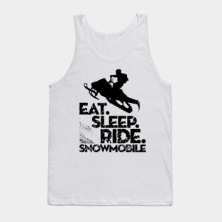 Eat Sleep Ride Snowmobile Tank Top