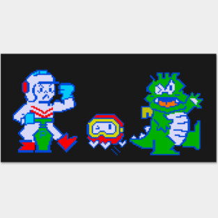 dig-dug Posters and Art