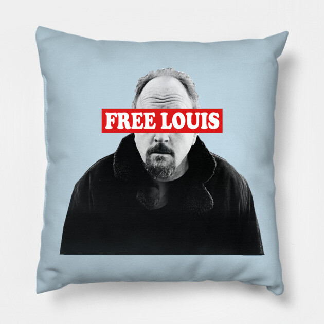 Free Louis CK! Pillow by Jim and Them
