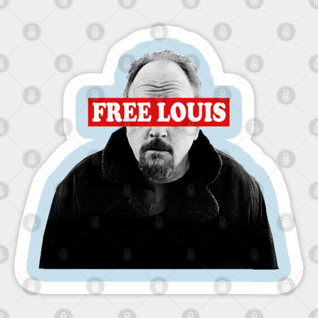 Free Louis CK! Sticker by Jim and Them