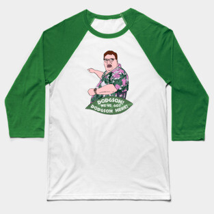 Jurassic Dennis Nedry Baseball T-Shirt