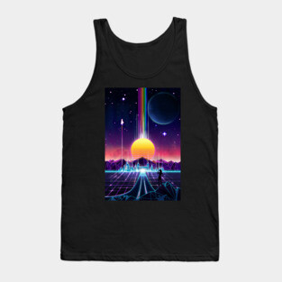 Neon Sunrise Tank Top