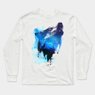 Alone as a wolf Long Sleeve T-Shirt