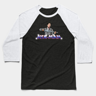 Pee Wee Her-man Master Of The Playhouse Baseball T-Shirt