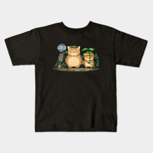 My Neighbor Fat Cat Kids T-Shirt
