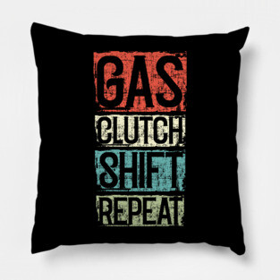 Vintage Motocross Off Road and Dirt Bike Rider Dirt Biking Pillow