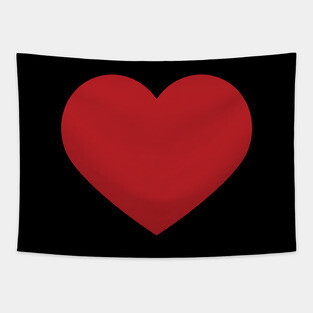 Red heart Tapestry