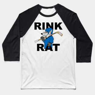 Rink Rat Hockey Baseball T-Shirt