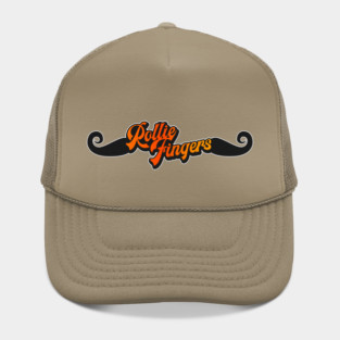 Retro Rollie Fingers Handlebar Mustache Tribute Hat