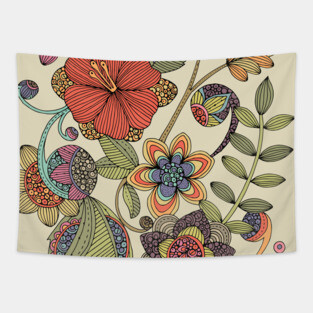 Spring Flowers Tapestry