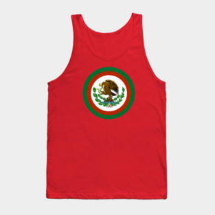 Mexico Flag Circle Logo Roundel Tank Top