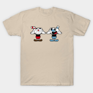 Happy Cuphead and Mugman T-Shirt