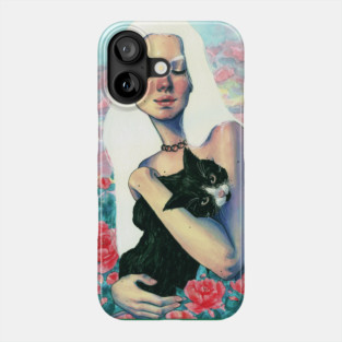 Freyja & Van Gogh en Fólkvanger Phone Case