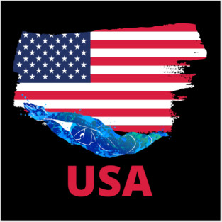 USA Swimming Posters and Art